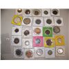 Image 1 : LOT OF (25) RARE & COLLECTIBLE FORIEGN COINS. INCLU: CANADA, ITALY, FRANCE, MORROCO, SPAIN (1730)