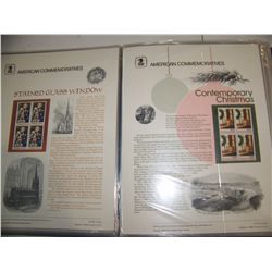 UNITED STATES U.S POSTAL SERVICE COMMEMORATIVE PANELS BOOK. STAMP COLLECTION