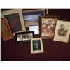 Image 1 : (8) PIECE ASSORTED FINE ART LOT INCLUDING PAINTINGS, PRINTS ALL FRAMED