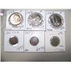 Image 1 : LOT OF (6) U.S COINS INCLU (3) JFK HALF DOLLARS (UNC) & (3) INDIAN HEAD PENNIES, RARE