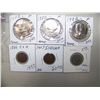 Image 2 : LOT OF (6) U.S COINS INCLU (3) JFK HALF DOLLARS (UNC) & (3) INDIAN HEAD PENNIES, RARE
