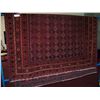 Image 2 : MAGNIFICENT SEMI-ANTIQUE TURKOMAN WOOL RUG