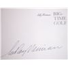 Image 2 : LEROY NEIMAN HAND SIGNED BIG TIME GOLF BOOK, IN PRISTINE CONDITION