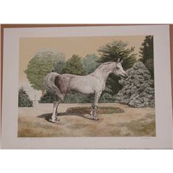 Mel Hunter, Arabian, Signed Lithograph