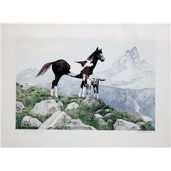 Mel Hunter, The Pinto, Signed Lithograph