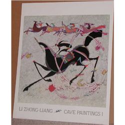 Li Zhong-Liang, Cave Paintings I Poster