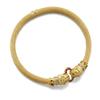 Image 1 : LALAOUNIS A GOLD AND GEM-SET NECKLACE The front, designed as two 18K gold lion heads with circula...