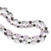 Image 1 : DELLA VALLE A ROSE QUARTZ AND GEM-SET NECKLACE Designed as a strand of rose quartz polished beads...