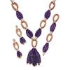 Image 1 : A Fine Collection of Jewelry from the 1960s and 1970s WEYERSBERG A SET OF CORAL, AMETHYST AND DIA...