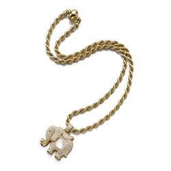 CHOPARD A GOLD AND DIAMOND