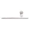 Image 1 : Property of a Lady A DIAMOND LINE BRACELET AND A DIAMOND RING The bracelet, set with graduated br...