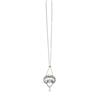 Image 1 : A BELLE EPOQUE DIAMOND AND NATURAL PEARL PENDANT CHAIN The openwork plaque, set with a natural bo...