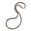 Image 1 : ADLER A TAHITIAN CULTURED PEARL AND DIAMOND NECKLACE Composed of 61 graduated cultured pearls mea...