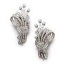 Image 1 : Property of a Lady A PAIR OF DIAMOND CLIPS Each designed as a stylized flower bouquet, set throug...
