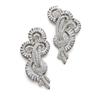 Image 1 : Property of a Lady A DIAMOND DOUBLE-CLIP BROOCH Each clip brooch designed as a stylized flower bo...