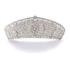 Image 1 : Property of a lady of title CARTIER A MAGNIFICENT DIAMOND TIARA Of kokoshnik inspiration, articul...