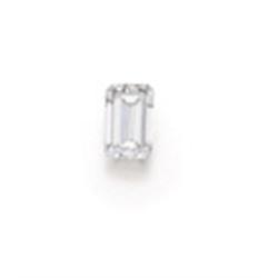 A SINGLE STONE DIAMOND RING The rectangular-cut diamond weighing 5.69 carats mounted in platinum,...