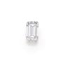 Image 1 : A SINGLE STONE DIAMOND RING The rectangular-cut diamond weighing 5.69 carats mounted in platinum,...