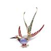 Image 1 : Property of a lady of title KOCH A GOLD AND MULTI-GEM BIRD BROOCH Modeled as a bird-of-paradise, ...