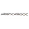 Image 1 : Property of a Gentleman AN ART DECO DIAMOND AND YELLOW DIAMOND BRACELET Designed as a series of n...