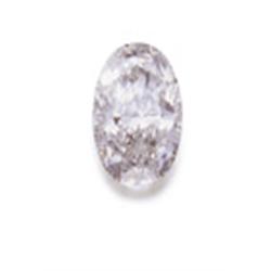 A MAGNIFICENT FANCY LIGHT PINK DIAMOND RING The fancy light pink oval-shaped diamond weighing 26....