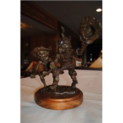  Grasshopper Catcher  Bronze Sculpture