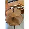 Image 1 : Antique 3-tier end table