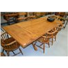 Image 1 : Solid Maple Dining Table with 6 chairs
