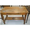 Image 1 : Oak Barley Twist Desk