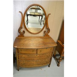 Antique Oak Dresser w/ Mirror