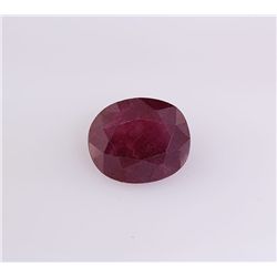 Loose Gemstone Faceted Ruby Corrundum