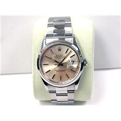 Rolex Stainless Steel Oyster Perpetual Datejust Watch