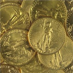 1 oz Gold American Eagle (Abrasions)