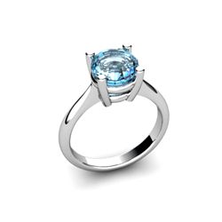 Topaz 2.50ctw Ring 14kt White Gold