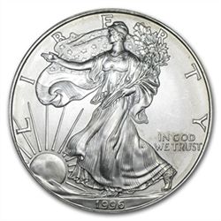 1996 1 oz Silver American Eagle (Brilliant Uncirculated