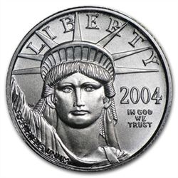 2004 1/10 oz Platinum American Eagle - Brilliant Uncirc