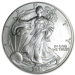 2001 1 oz Silver American Eagle (Brilliant Uncirculated