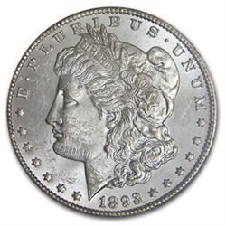 1893-CC Morgan Dollar - Brilliant Uncirculated