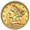 Image 1 : $5 Liberty Gold Half Eagle - Almost Uncirculated
