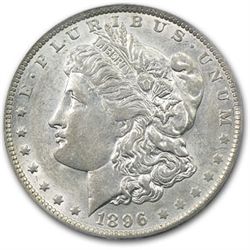 1896-O Morgan Dollar Almost Uncirculated-53 PCGS