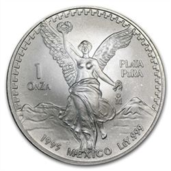 1995 1 oz Silver Mexican Libertad (Brilliant Uncirculat