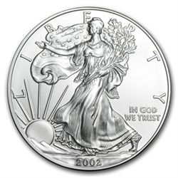 2002 1 oz Silver American Eagle (Brilliant Uncirculated