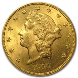 $20 Gold Liberty Double Eagle - MS-63 NGC