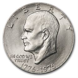 1976-D Eisenhower Dollar - Brilliant Uncirculated - Typ