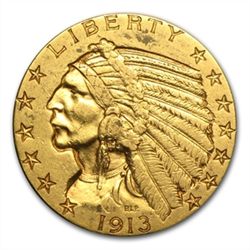 $5 Indian Gold Half Eagle - Extra Fine