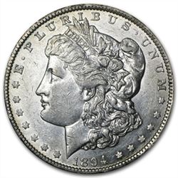 1894-O Morgan Dollar - Almost Uncirculated