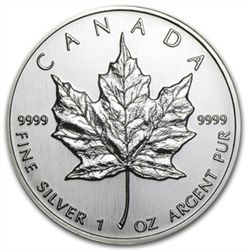 1994 1 oz Silver Canadian Maple Leaf (Brilliant Uncircu