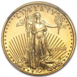 1996 1/10 oz Gold American Eagle MS-69 NGC
