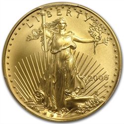 2006-W 1/2 oz Burnished Gold American Eagle MS-69 PCGS