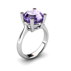 Tanzanite 5.75ctw Ring 14kt White Gold